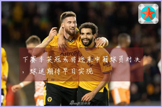 下赛季英冠或将迎来中籍球员对决，球迷期待早日实现